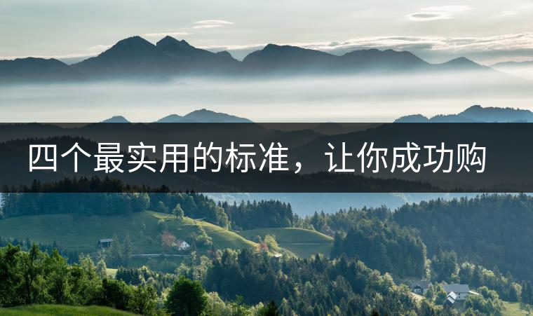 四個最實用的標準，讓你成功購選普洱茶