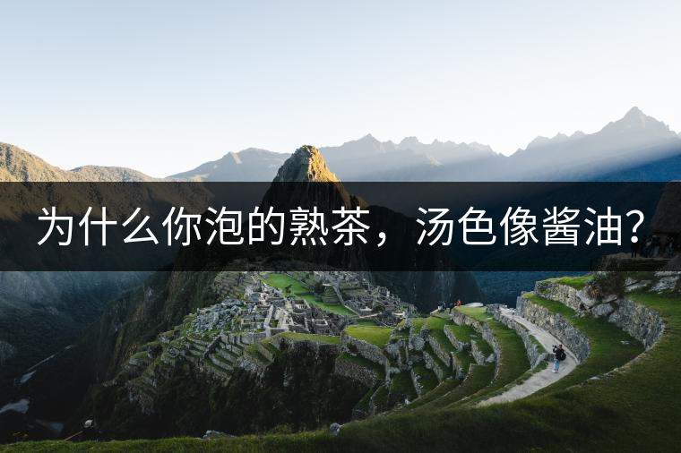 為什么你泡的熟茶，湯色像醬油？