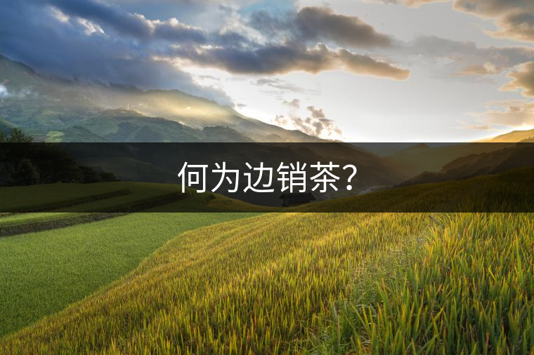 何為邊銷(xiāo)茶？