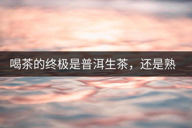 喝茶的終極是普洱生茶，還是熟茶？