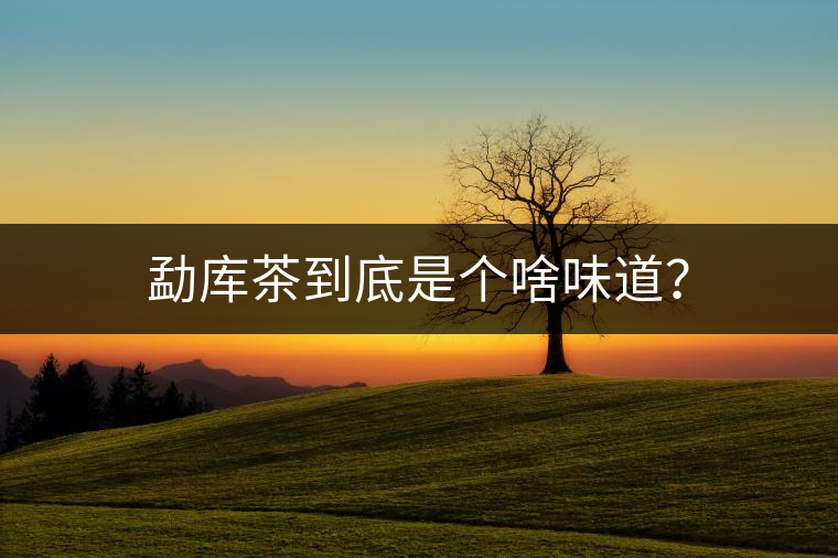 勐庫茶到底是個(gè)啥味道？