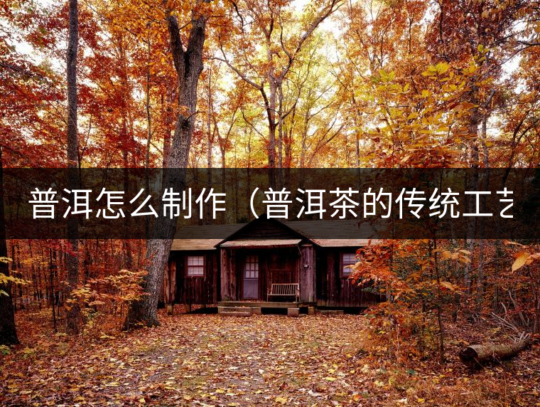 普洱怎么制作（普洱茶的傳統(tǒng)工藝和新工藝）