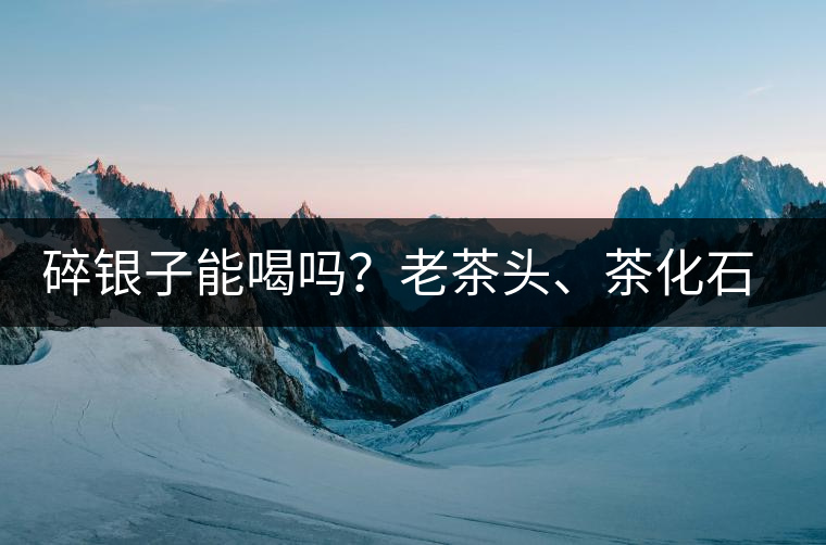 碎銀子能喝嗎？老茶頭、茶化石、碎銀子之間是什么關(guān)系？