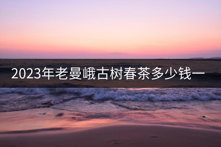 2023年老曼峨古樹春茶多少錢一公斤？