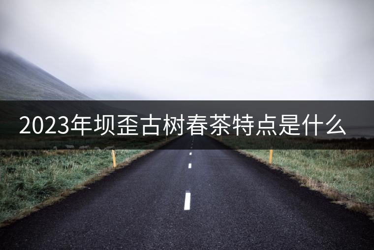 2023年壩歪古樹春茶特點(diǎn)是什么? 2023年壩歪古樹春茶特點(diǎn)是什么?