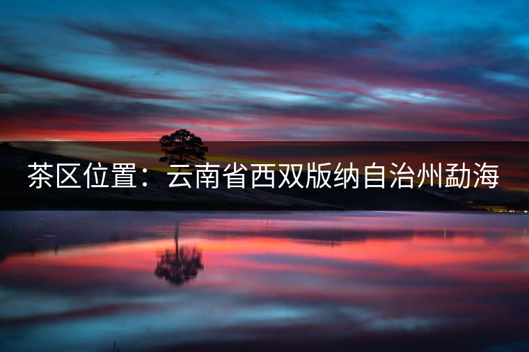 茶區(qū)位置：云南省西雙版納自治州勐?？h西部。